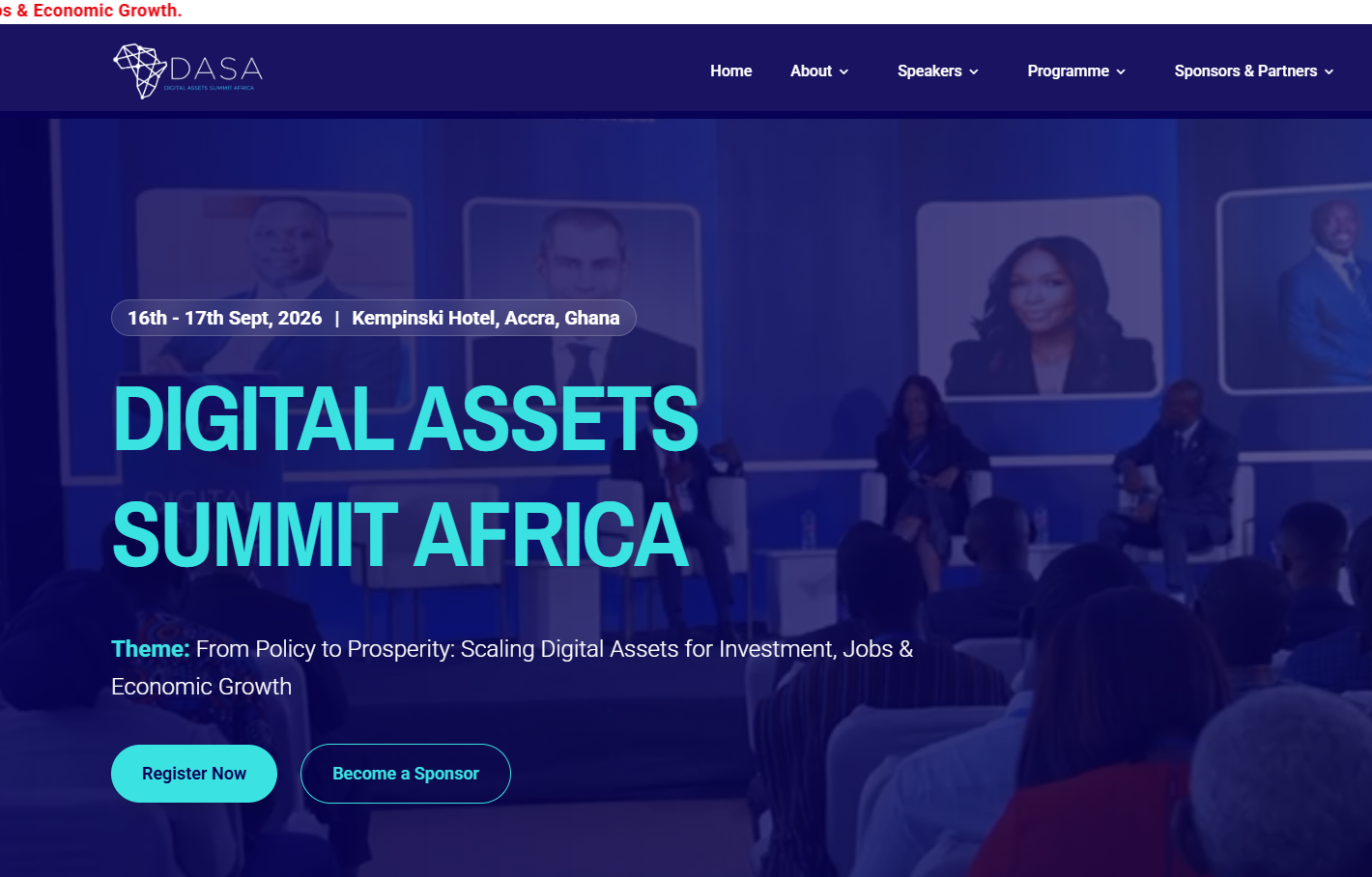 Digital Assets Summit Africa 2026